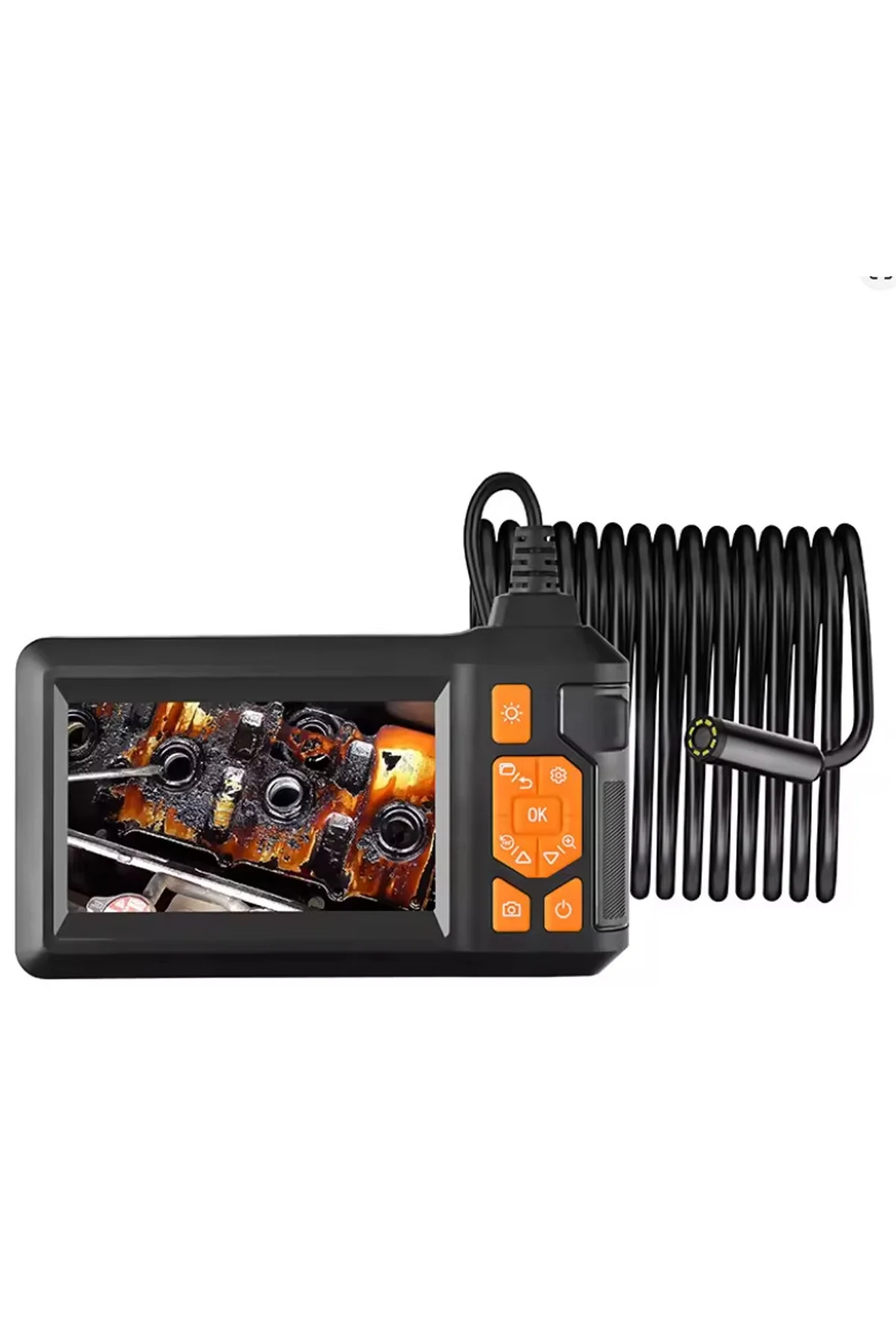 Ekranlı 3 Kameralı 10 Mt Hafıza Kart Destekli Sert Kablo Yılan Endoskop Kamera 8 Mm 4.3 Inc Fiyatı, Yorumları ve Özellikleri