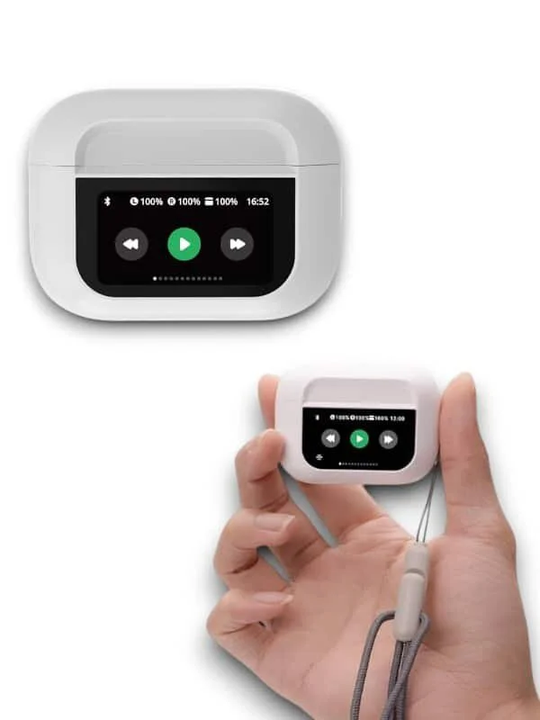 EKRANLI AİRPODS PRO - Dokunmatik Ekranlı Bluetooth Kulaklık, ANC ve Su Geçirmez