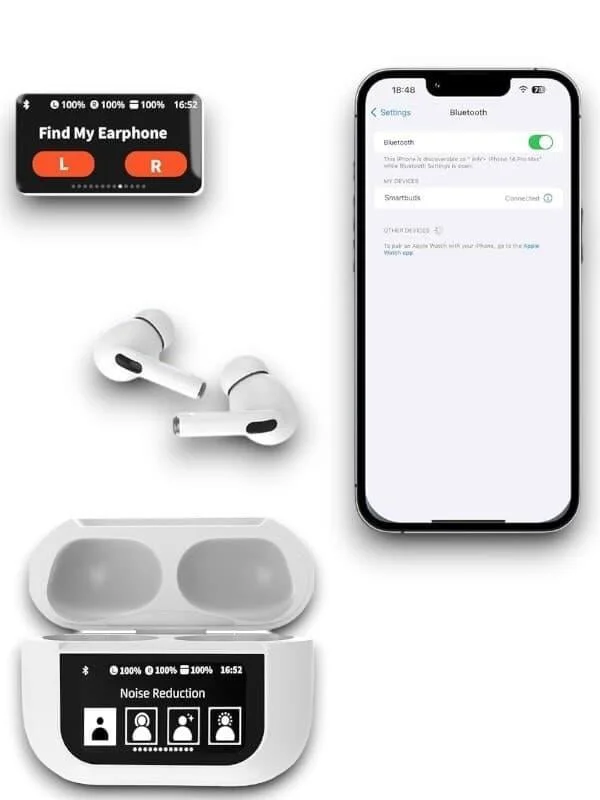 EKRANLI AİRPODS PRO - Dokunmatik Bluetooth Kulaklık