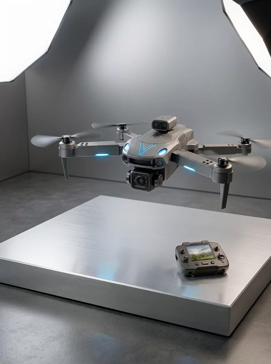 Ekranlı Kumandalı Çift Kameralı Drone ile Havadan Çekim