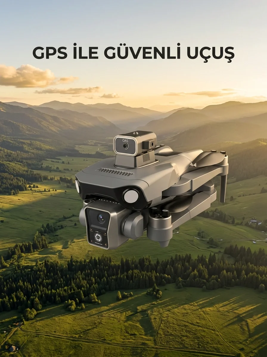 Ekranlı Kumandalı GPS Drone Çift Kameralı Katlanabilir Hava Aracı Fiyatı, Yorumları ve Özellikleri