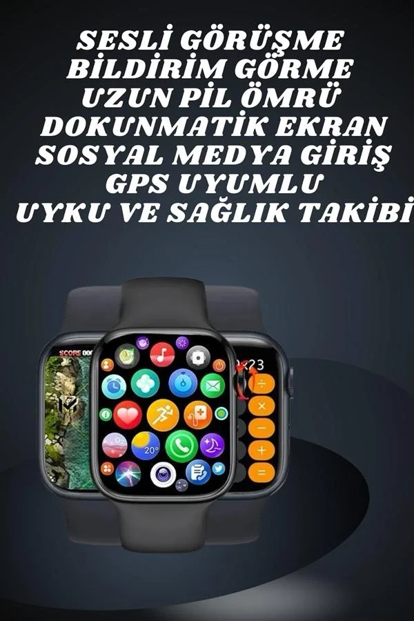 Ekranlı Yeni Nesil Pro Kulaklık ve Akıllı Saat Kampanyası Kulak İçi Mikrofonlu Fiyatı, Yorumları ve Özellikleri