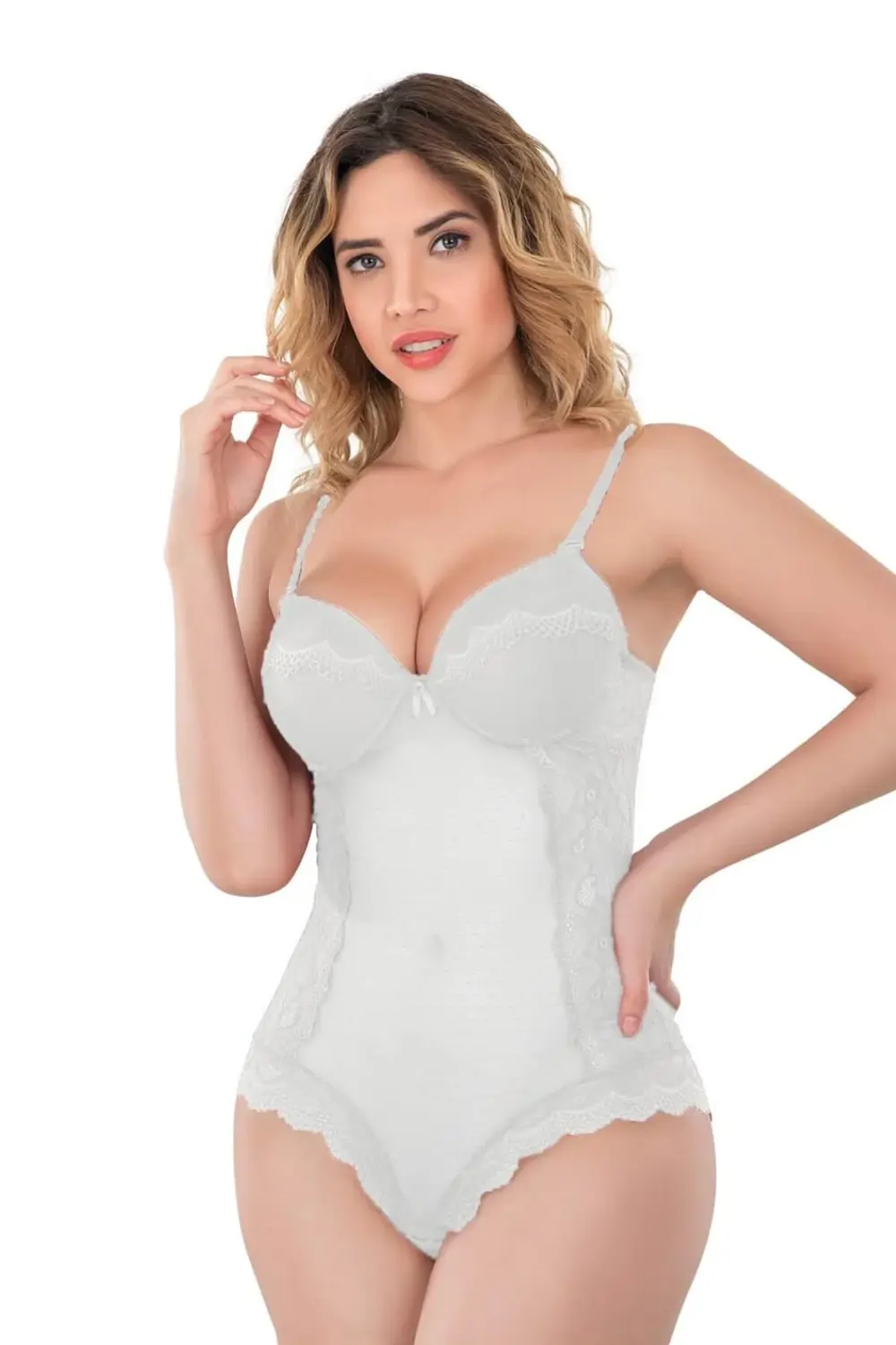 Ekru Mı Emay 176 Dantelli Body