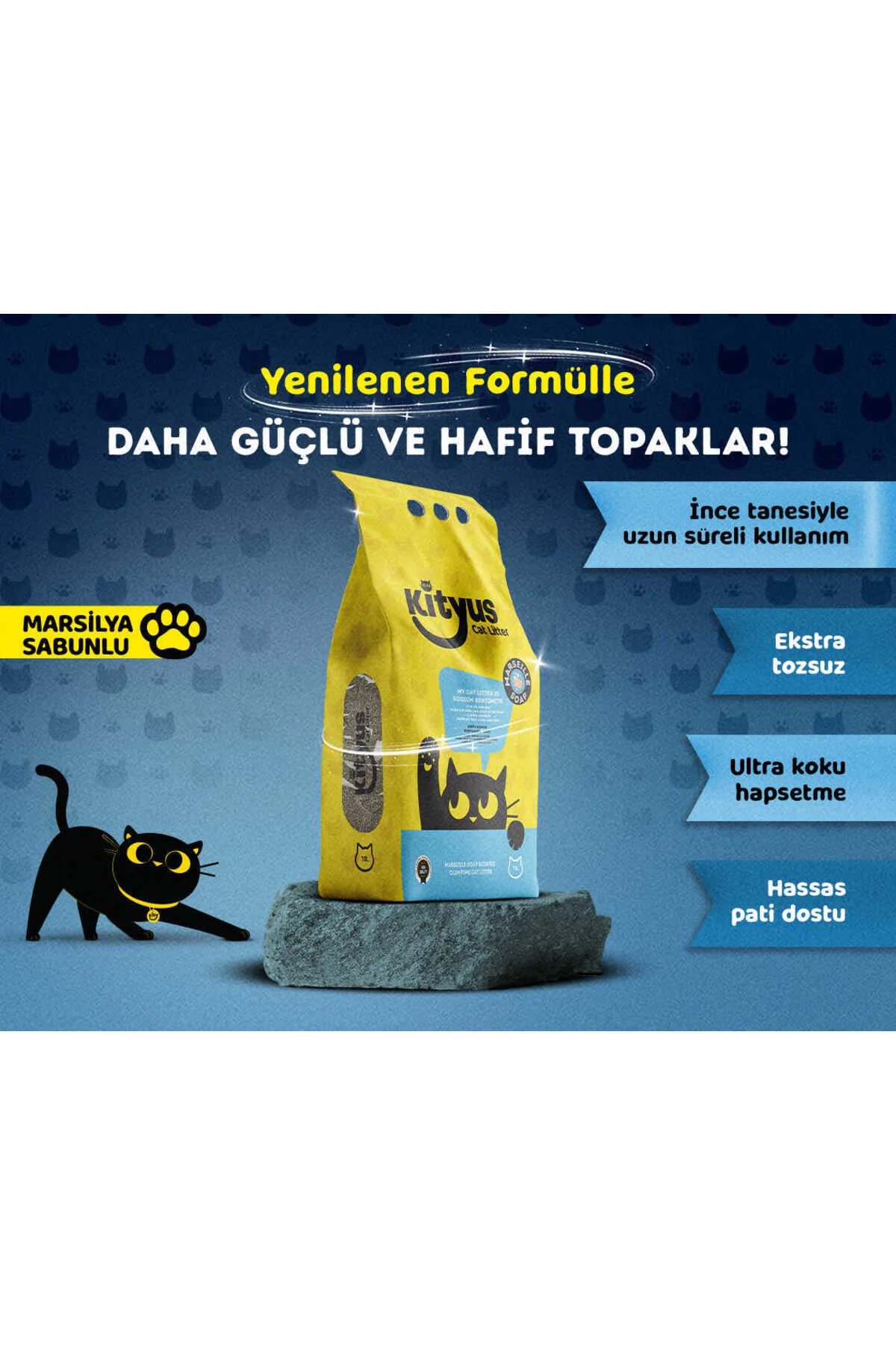 Ekstra Hijyenik İnce Taneli Topaklanan Tozsuz Marsilya Sabunlu Kedi Kumu 10lt Fiyatı, Yorumları ve Özellikleri