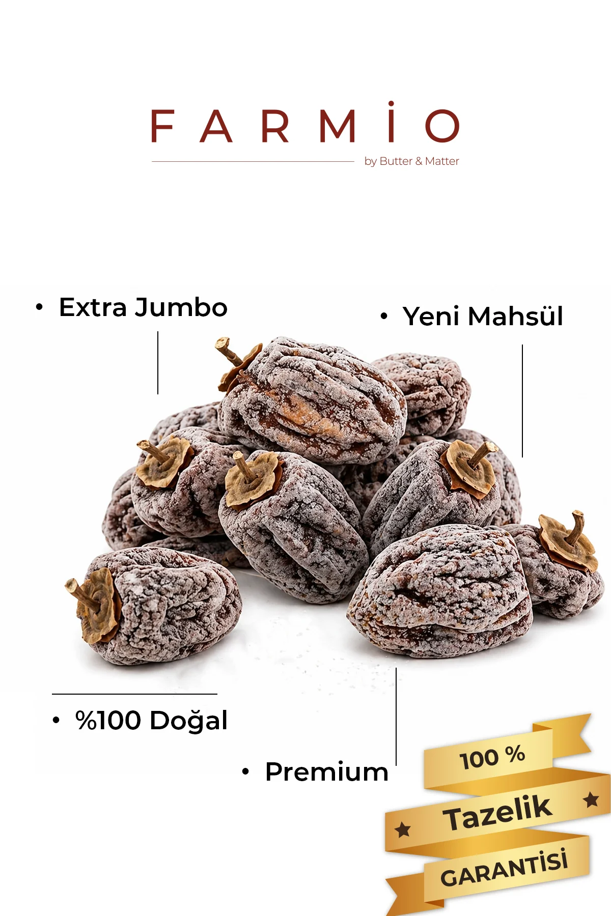 Ekstra Jumbo Cennet Hurması 500gr – Kurutulmuş Trabzon Hurması