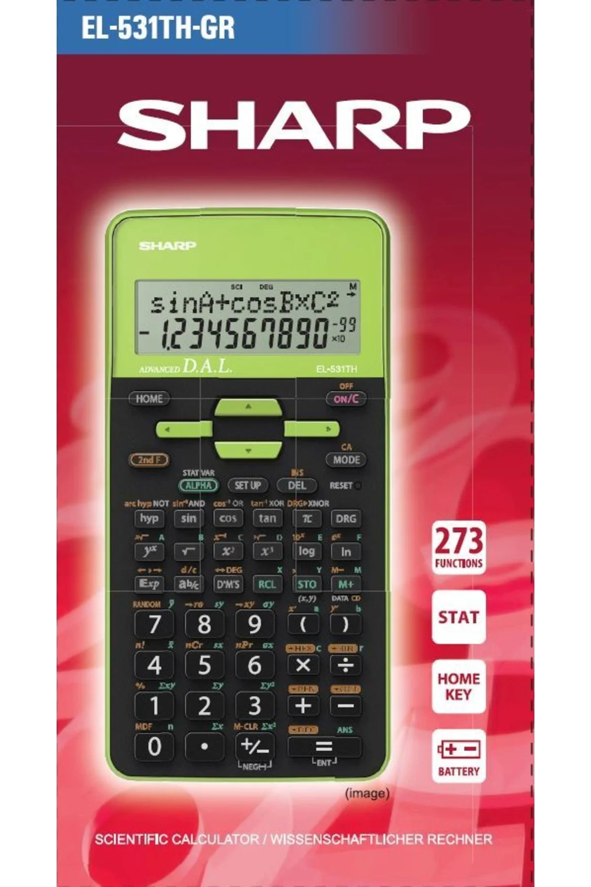 El-531thgr 273 Fonksiyonlu Bilimsel Hesap Makinesi El-531thgr 273 Fonksiyonlu Bilimsel Hesap Makinesi - Görsel 3