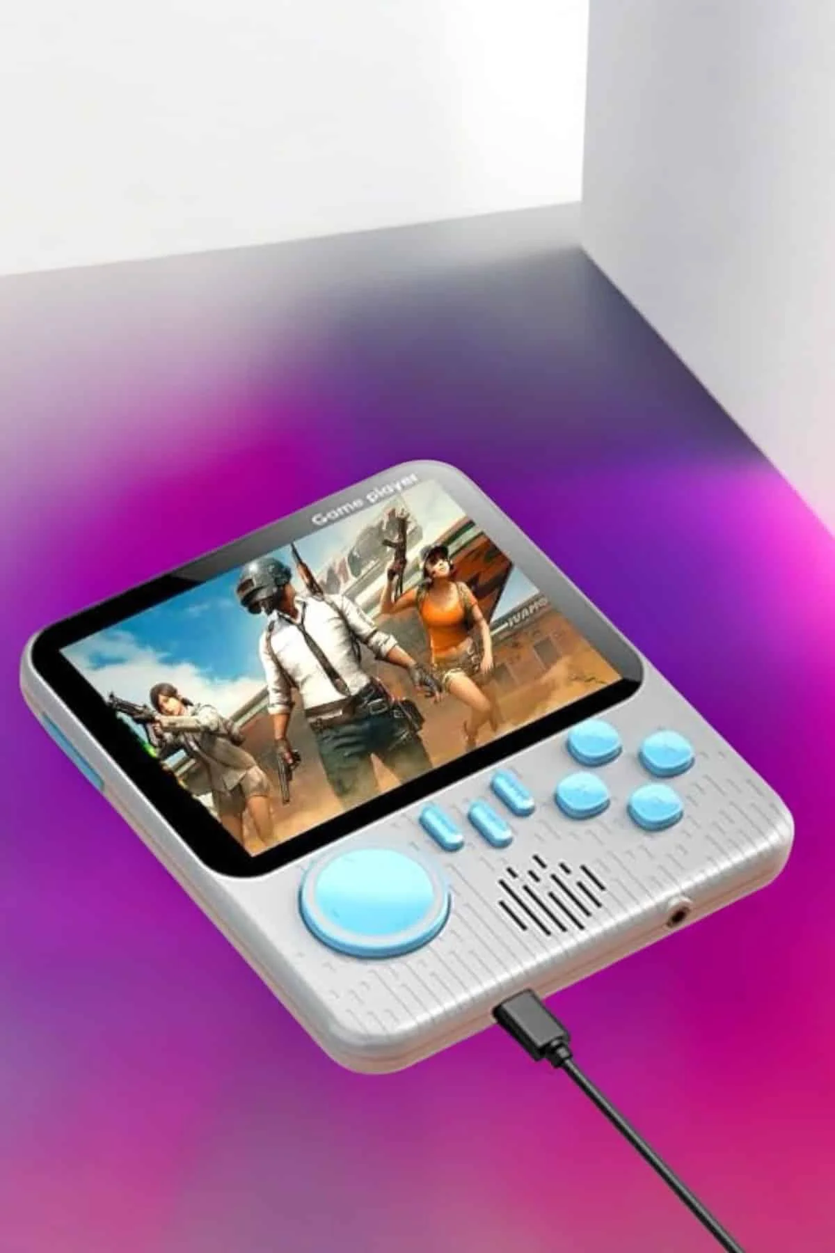 El Atarisi 3.5 Inç Ekran Çift Konsol 666 Adet Oyun Gamepad