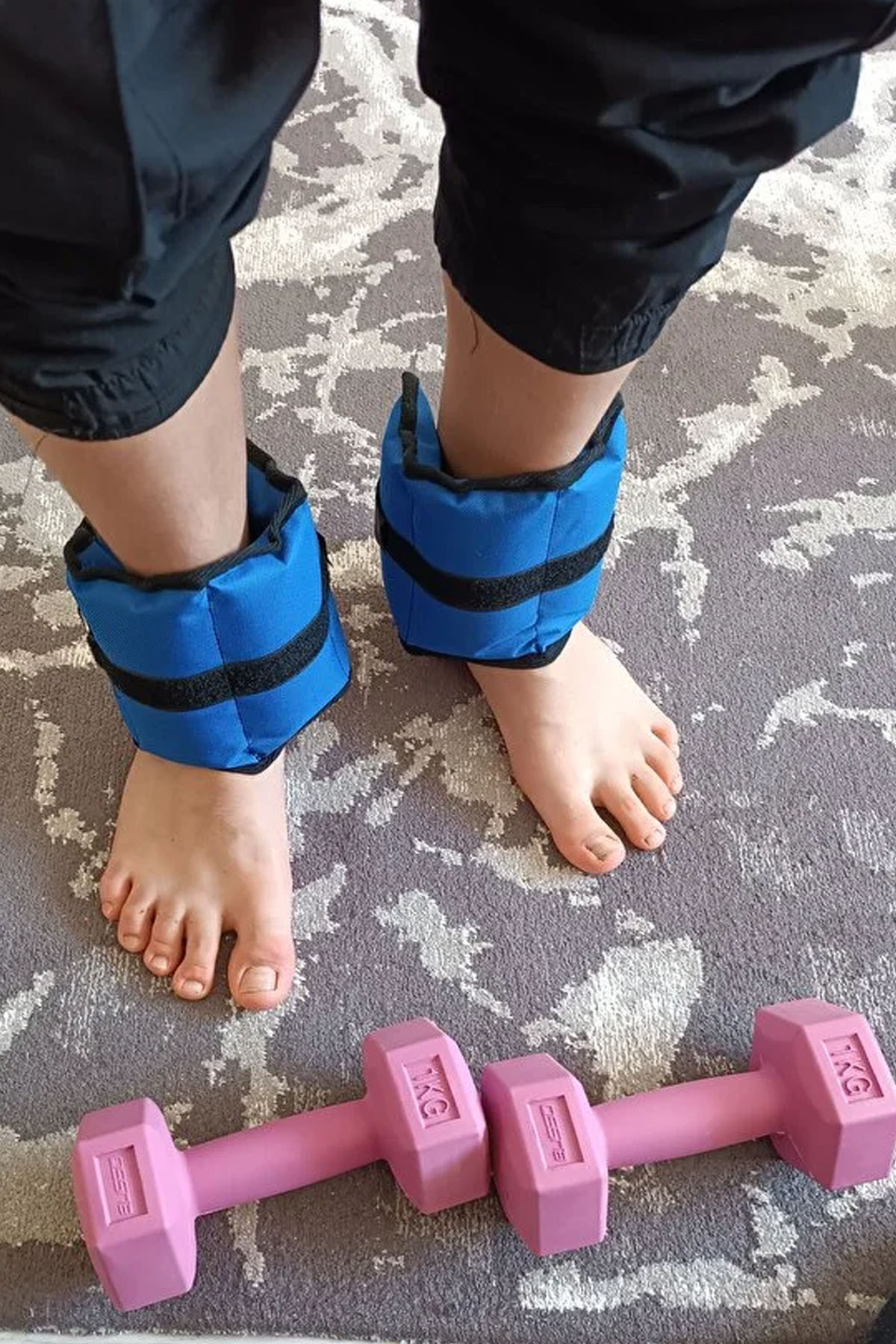 Jet El Ayak Ağırlığı & Dambıl Ağırlık Seti, 1 Kg X 2 Adet El Ayak Bil