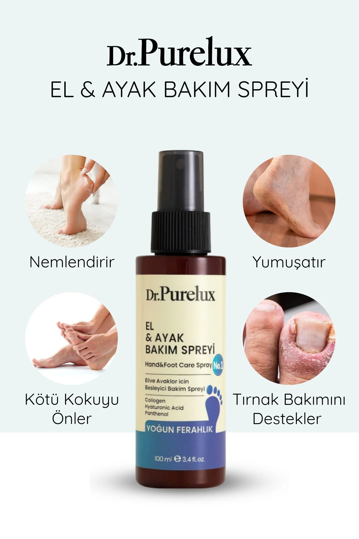 El & Ayak Bakım Spreyi – Mantar, , Koku Gidermeye Yardımcı Tırnak