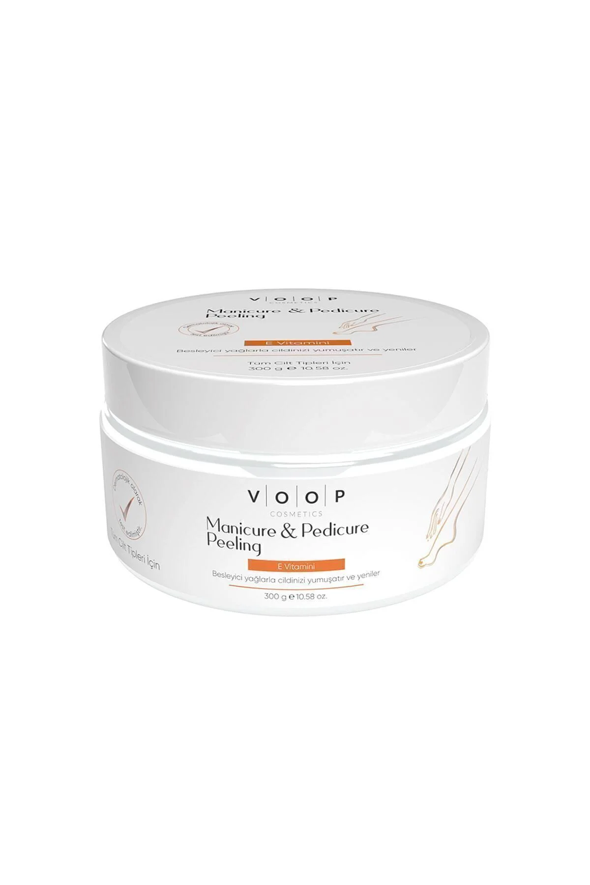El & Ayak Onarıcı Ve Besleyici Bakım Kremi 300 gr | Manikür Pedikür Peeling