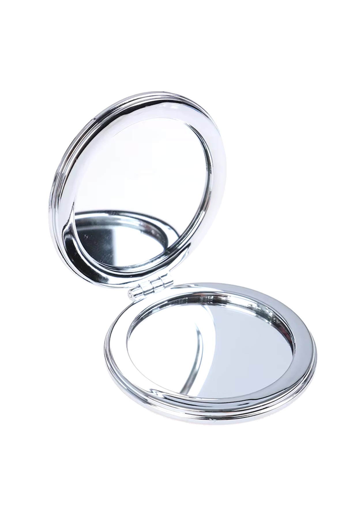 Gigi Panda El Aynası - Anahtarlıklı Otantik Desenli Katlanır Makyaj Aynası -