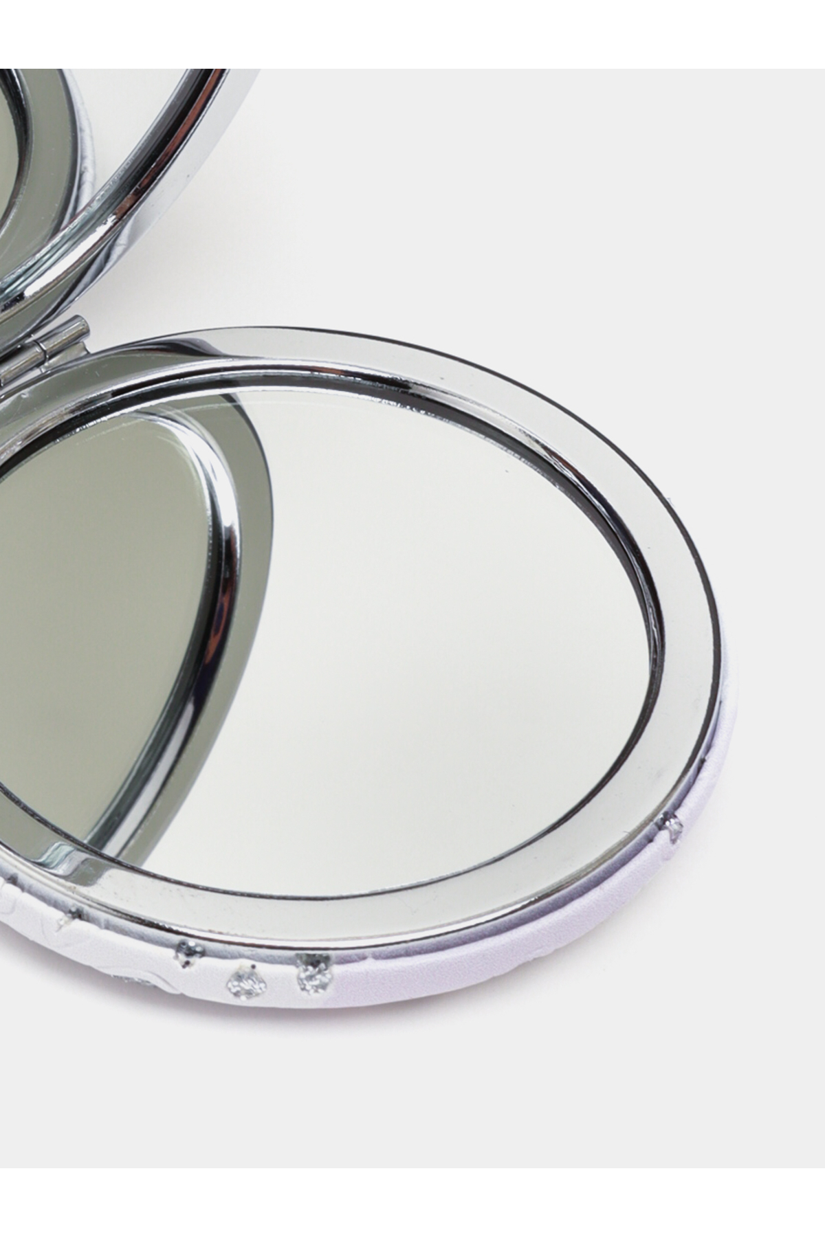 Gigi Panda El Aynası - Anahtarlıklı Otantik Desenli Katlanır Makyaj Aynası -