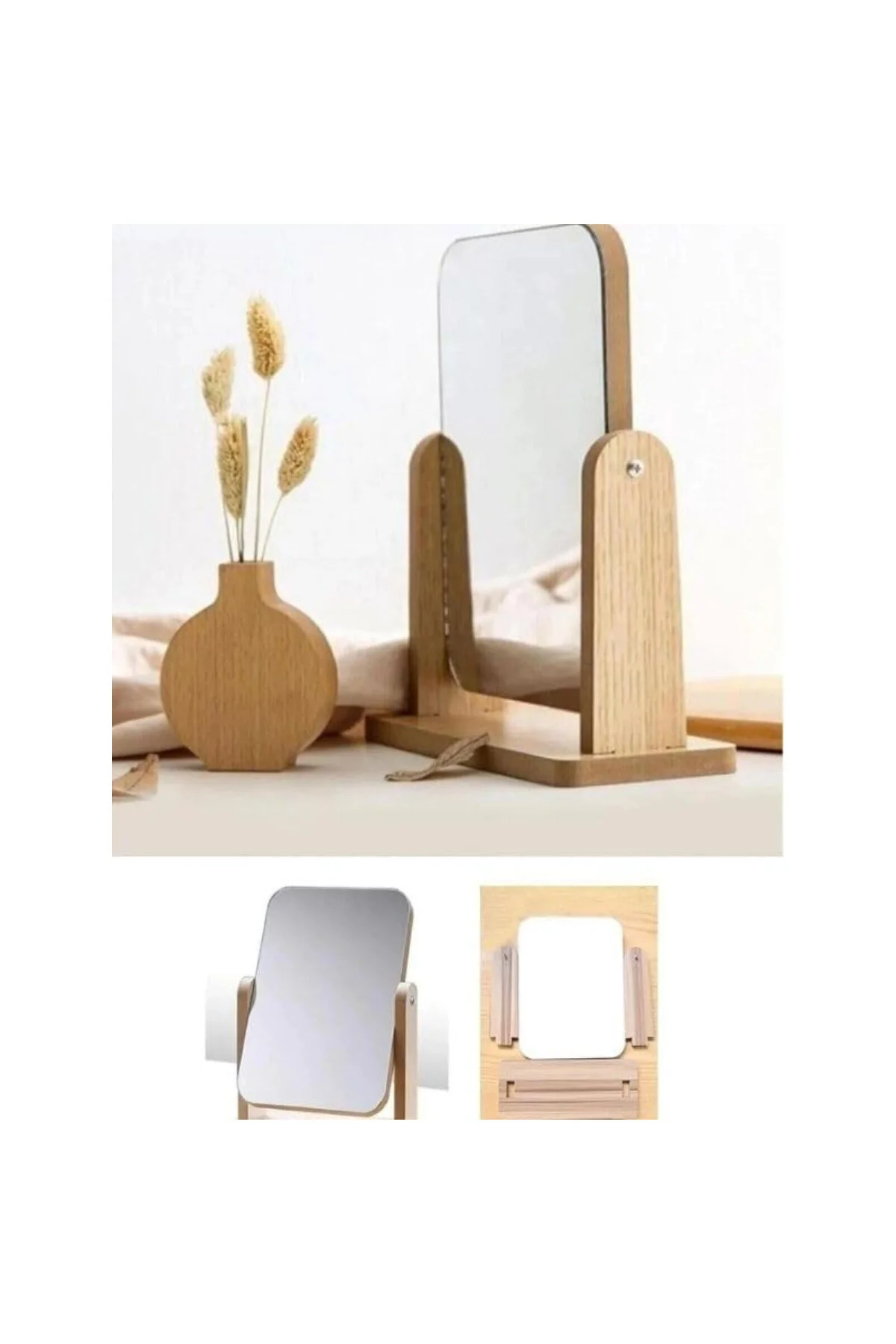 El Aynası Masa Aynası Makyaj Aynası Ayarlanabilir Makeup Mirror 1