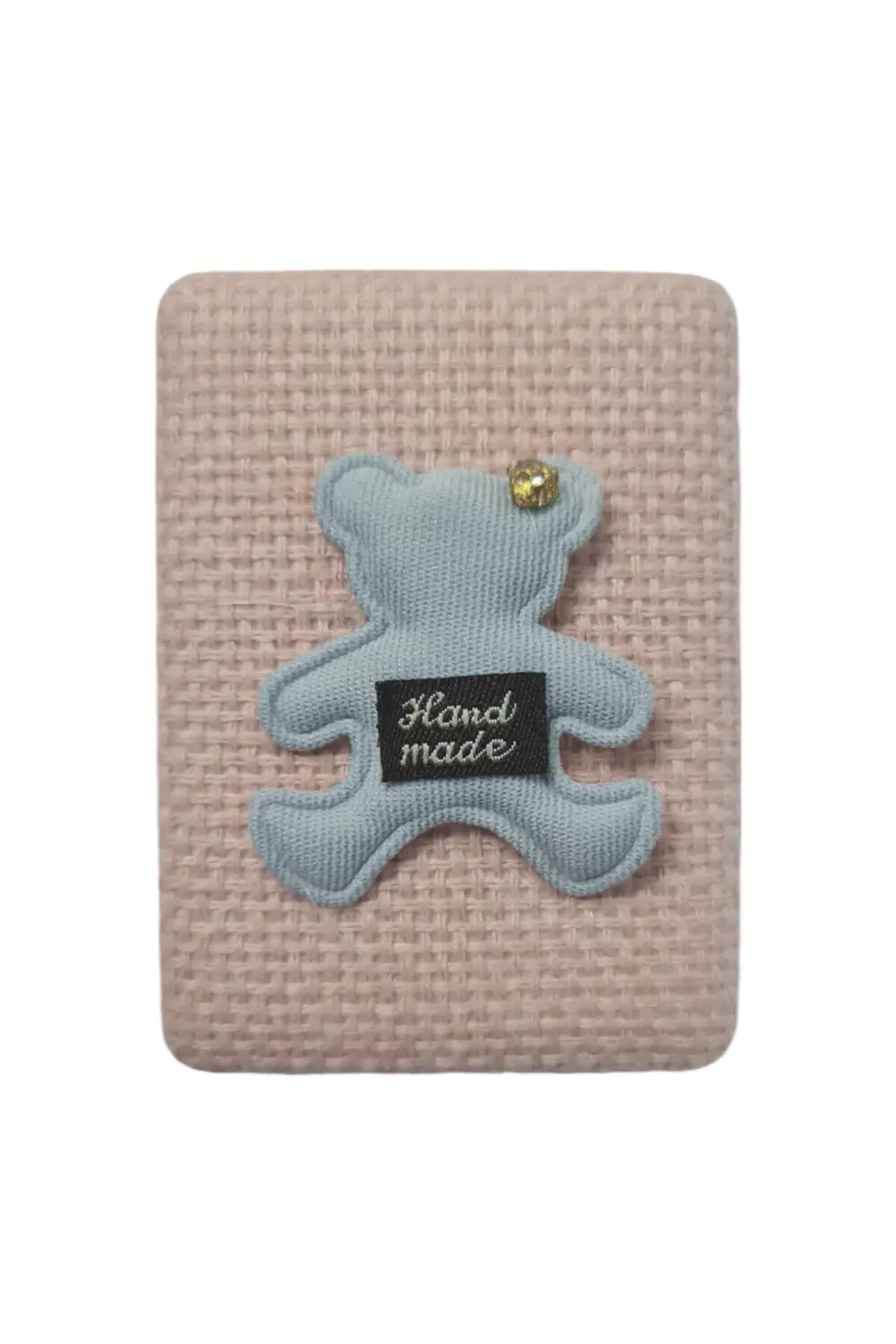 El Aynası - Örgü Motif Desenli Katlanır Makyaj Aynası - Cep, Çant