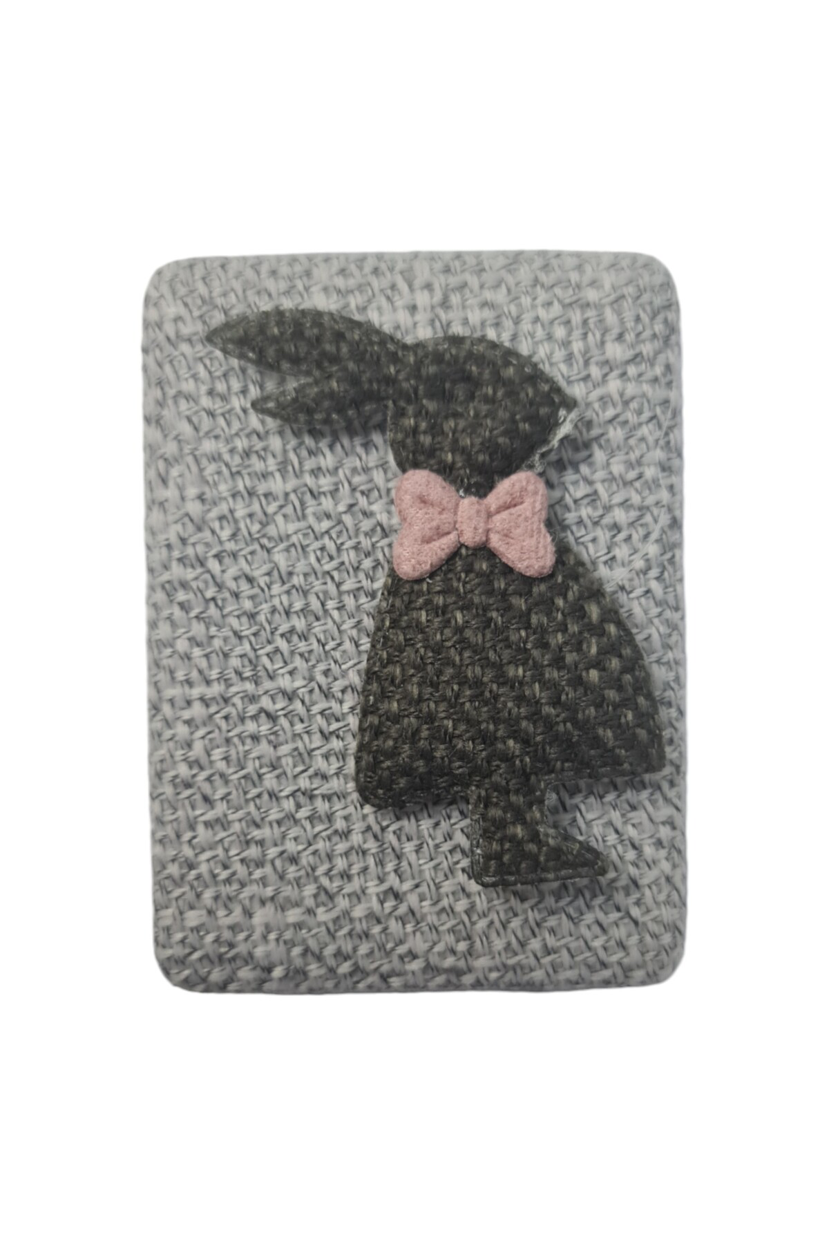 Gigi Panda El Aynası - Örgü Motif Desenli Katlanır Makyaj Aynası - Cep, Çant