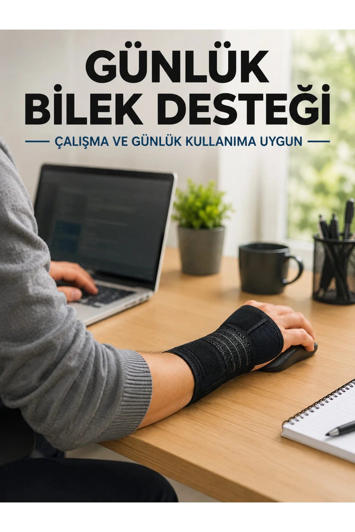 El Bilekliği Avuç İçi Metal Destekli Uzun Ayarlanabilir Bilek Koruyucu El Bilekliği Avuç İçi Metal Destekli Uzun Ayarlanabilir Bilek Koruyucu