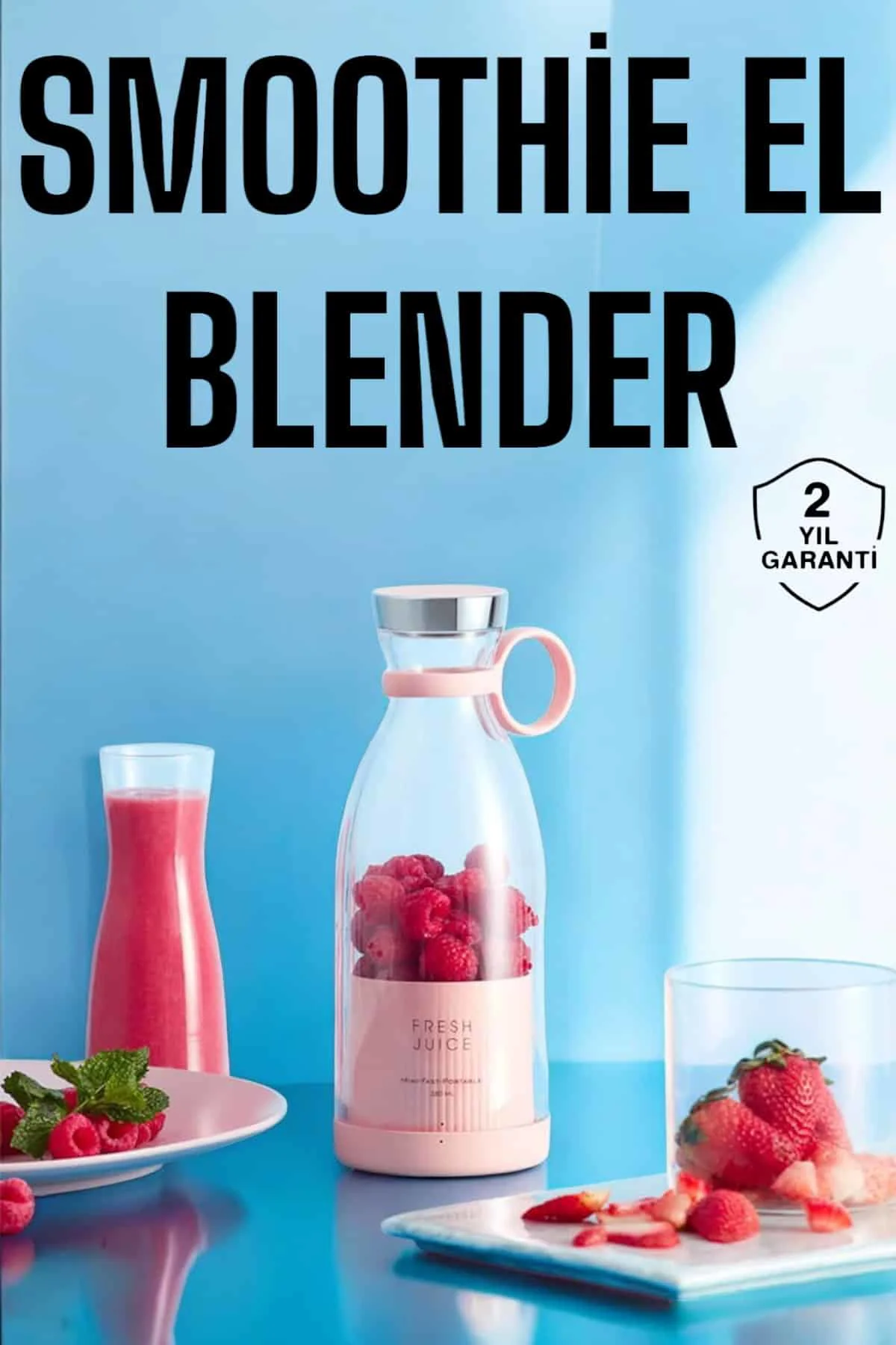 El Blender Bardak Blender Şarjlı Taşınabilir Meyve Sıkcağı Smooth