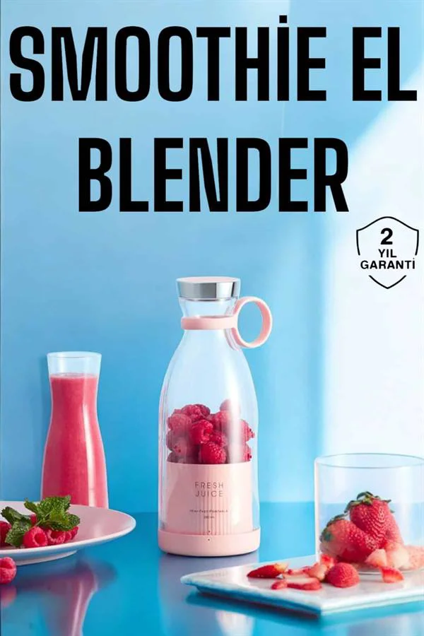 El Blender Bardak Blender Şarjlı Taşınabilir Meyve Sıkcağı Smooth