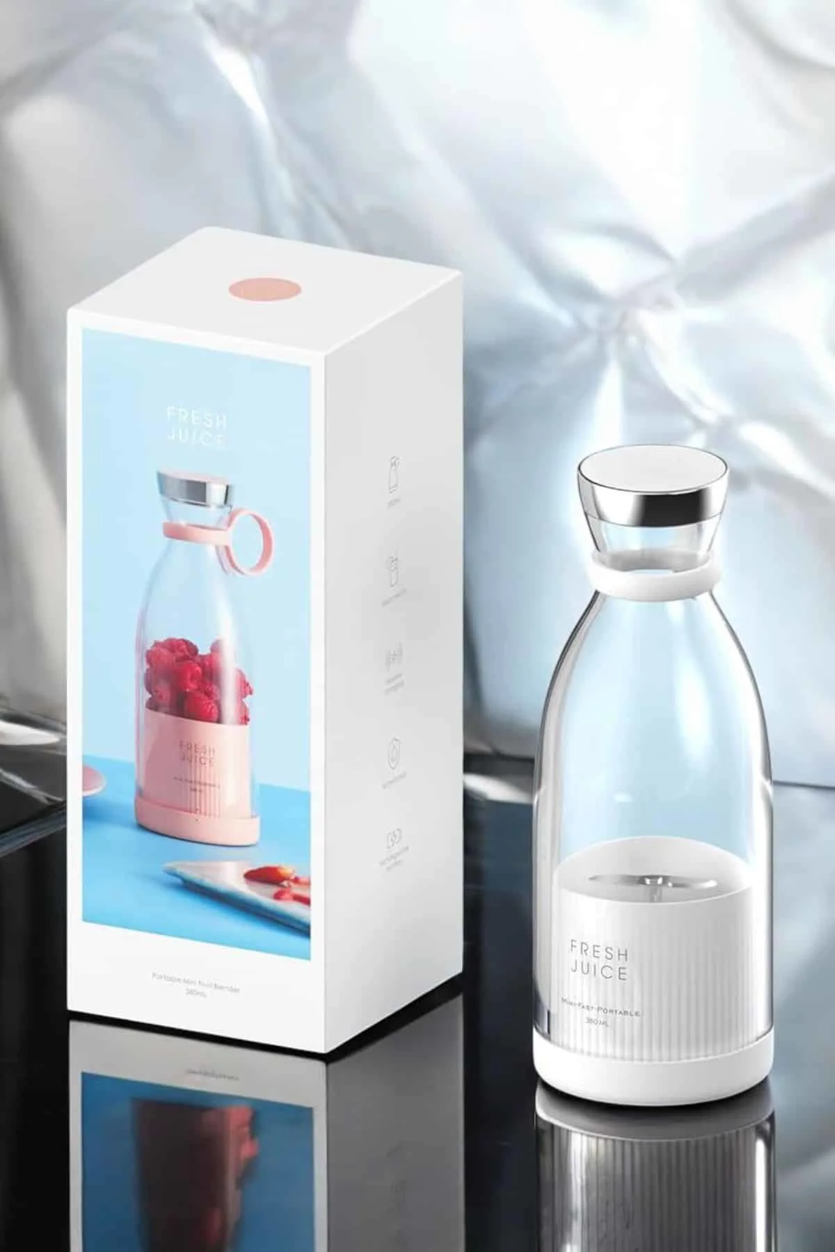 El Blender Taşınabilir Meyve Blender Şarj Edilebilir Taşınabilir 