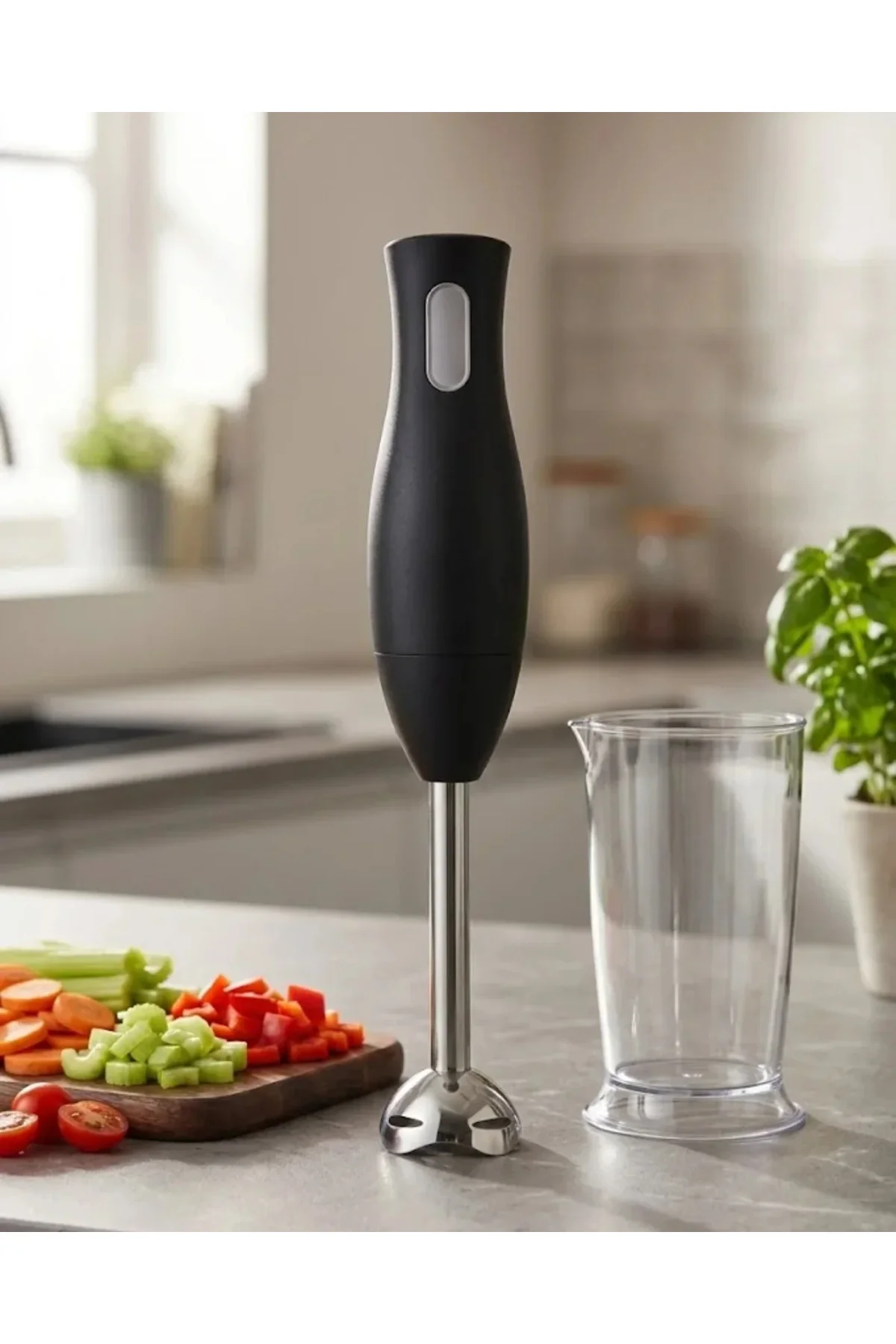 El Blenderı Paslanmaz Çelik Metal Ayaklı Ergonomik Tasarımlı Mutfak Blender El Blenderı Paslanmaz Çelik Metal Ayaklı Ergonomik Tasarımlı Mutfak Blender