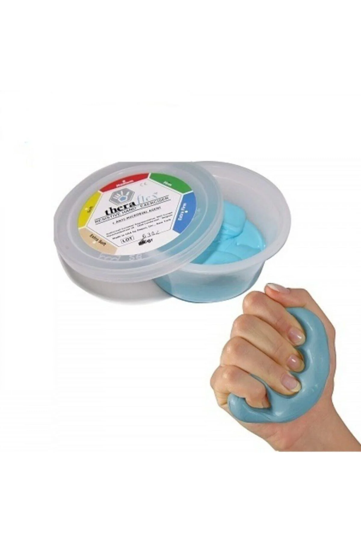 El Egzersiz Hamuru Mavi Çok Sert 85 gr El Egzersiz Hamuru Mavi Çok Sert 85 gr