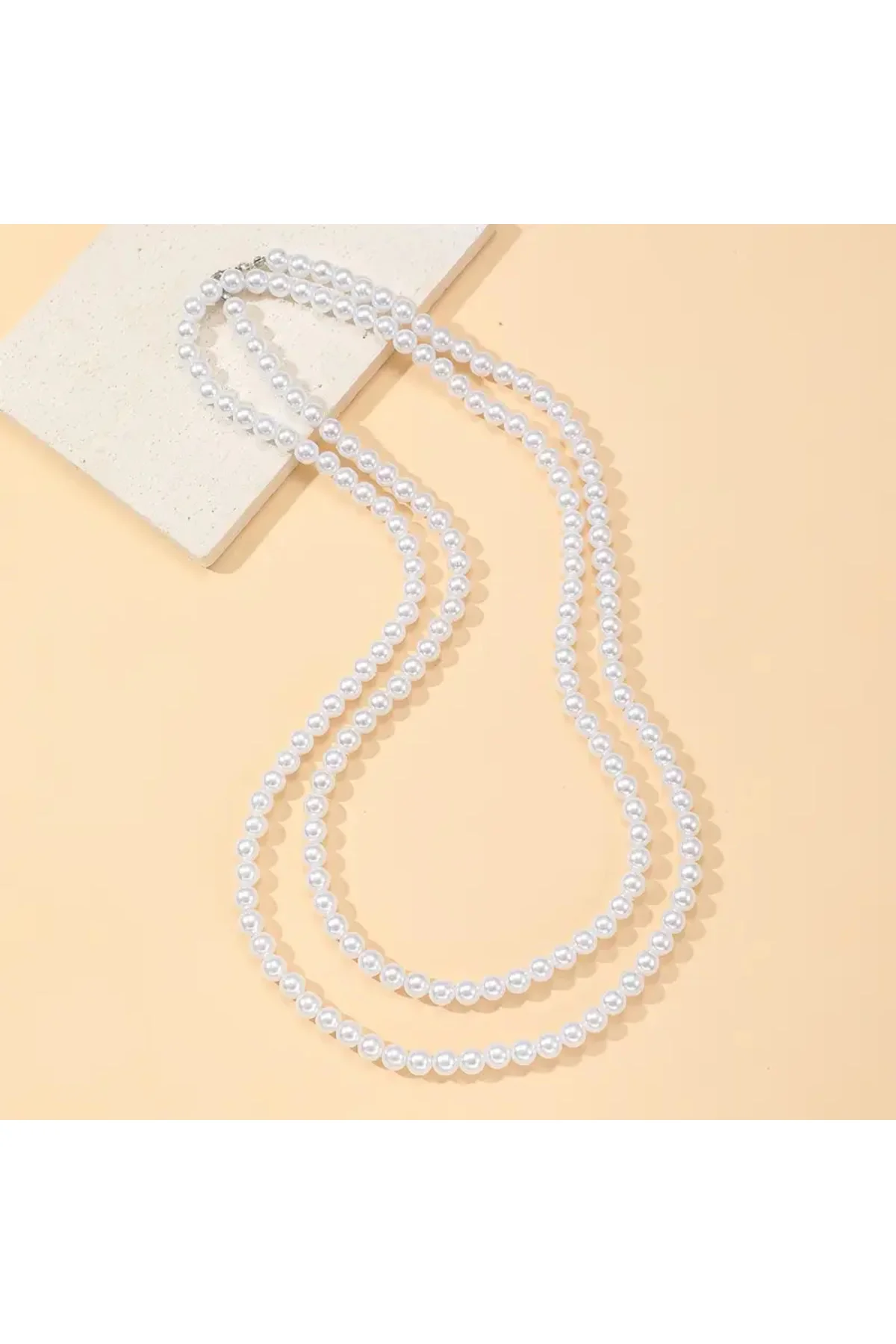 EL EMEĞİ İNCİ KOLYE, UZUN TEK SIRA İNCİ