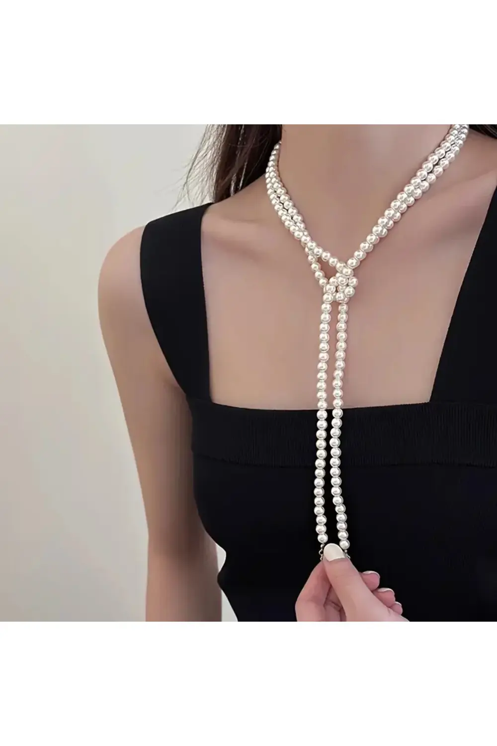 EL EMEĞİ İNCİ KOLYE, UZUN TEK SIRA İNCİ