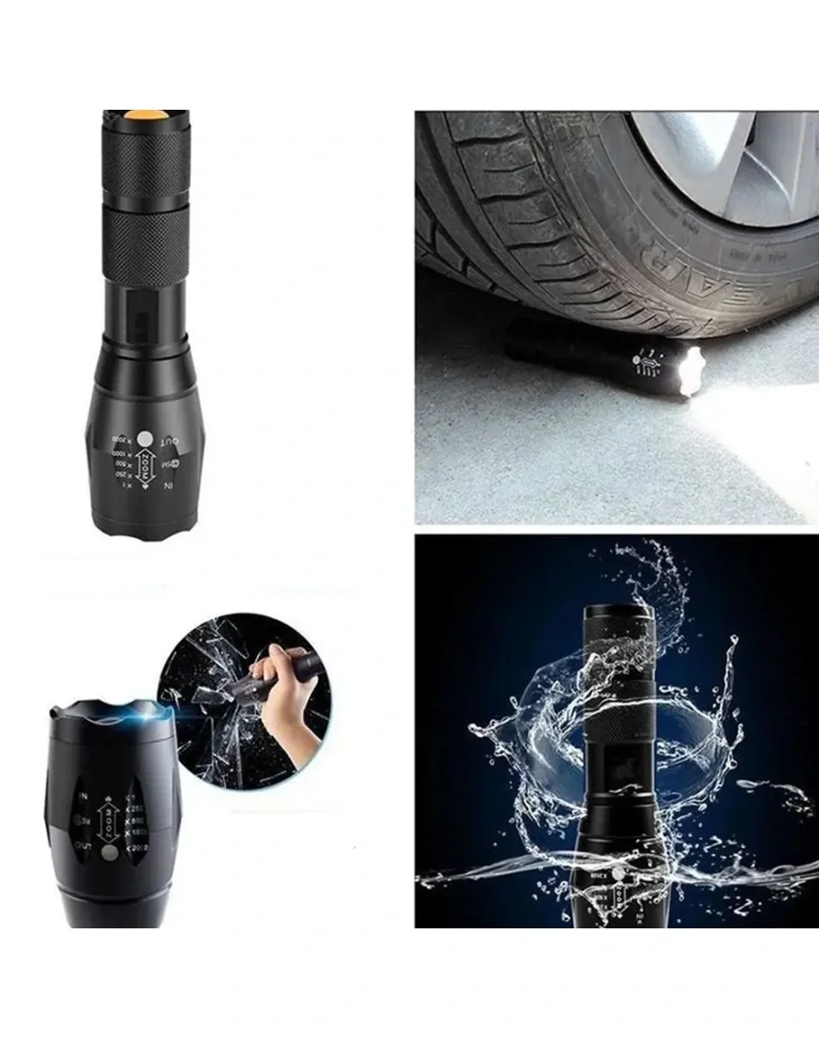 El Feneri Beyaz Sarı Ve Mor Renk Aydınlatma Q5 Led El Feneri Beyaz Sarı Ve Mor Renk Aydınlatma Q5 Led