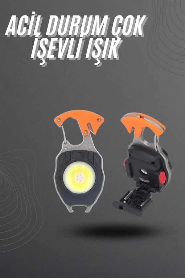 El Feneri LED Anahtarlık Çok Fonksiyonlu Mini Çakmak Özellikli El Feneri LED Anahtarlık Çok Fonksiyonlu Mini Çakmak Özellikli
