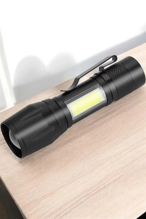 El Feneri Led USB Şarjlı Zoom Mini Led Işık Acil Durum Feneri Fiyatı, Yorumları ve Özellikleri