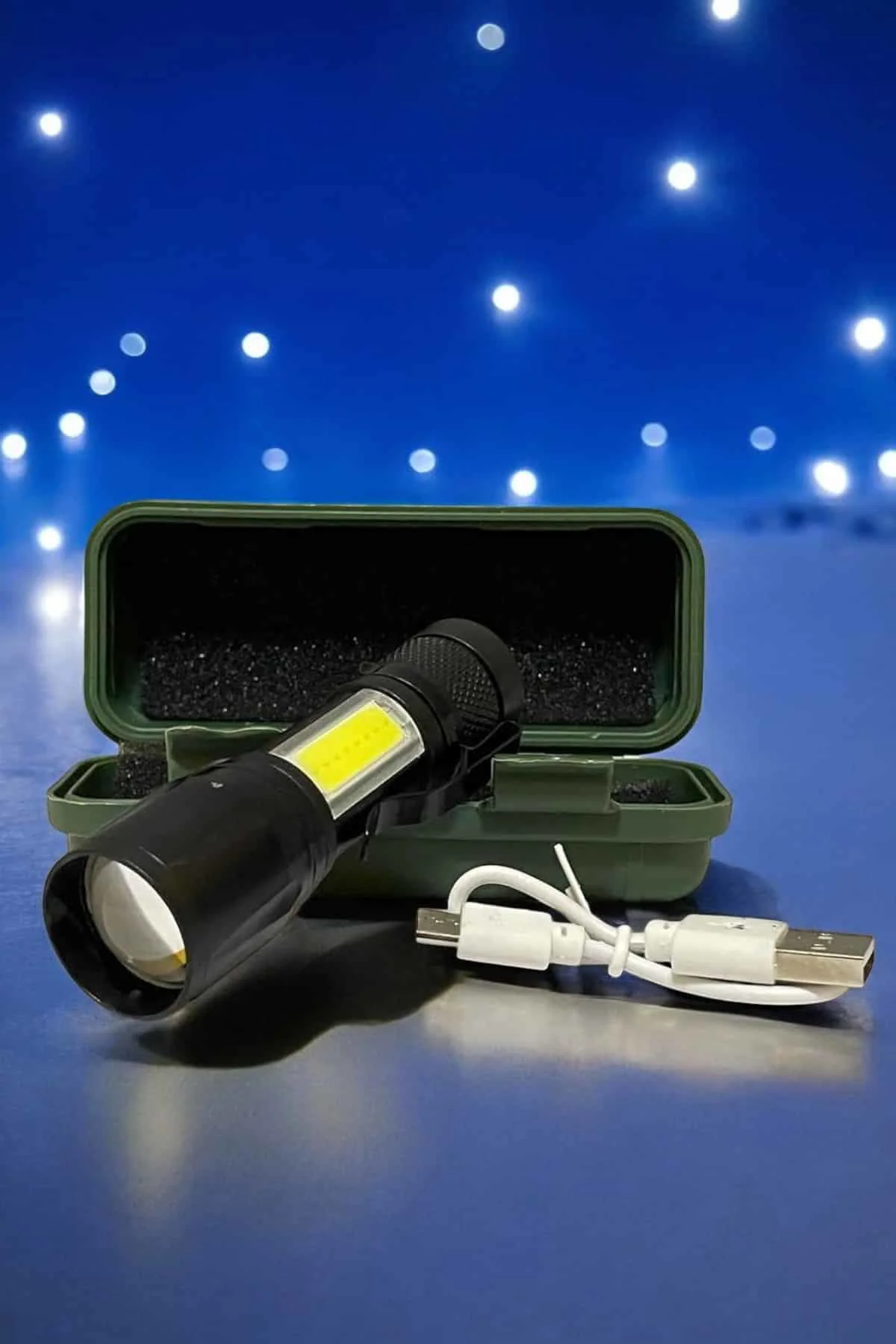 El Feneri Led USB Şarjlı Zoom Mini Led Işık Acil Durum Feneri El Feneri Led USB Şarjlı Zoom Mini Led Işık Acil Durum Feneri