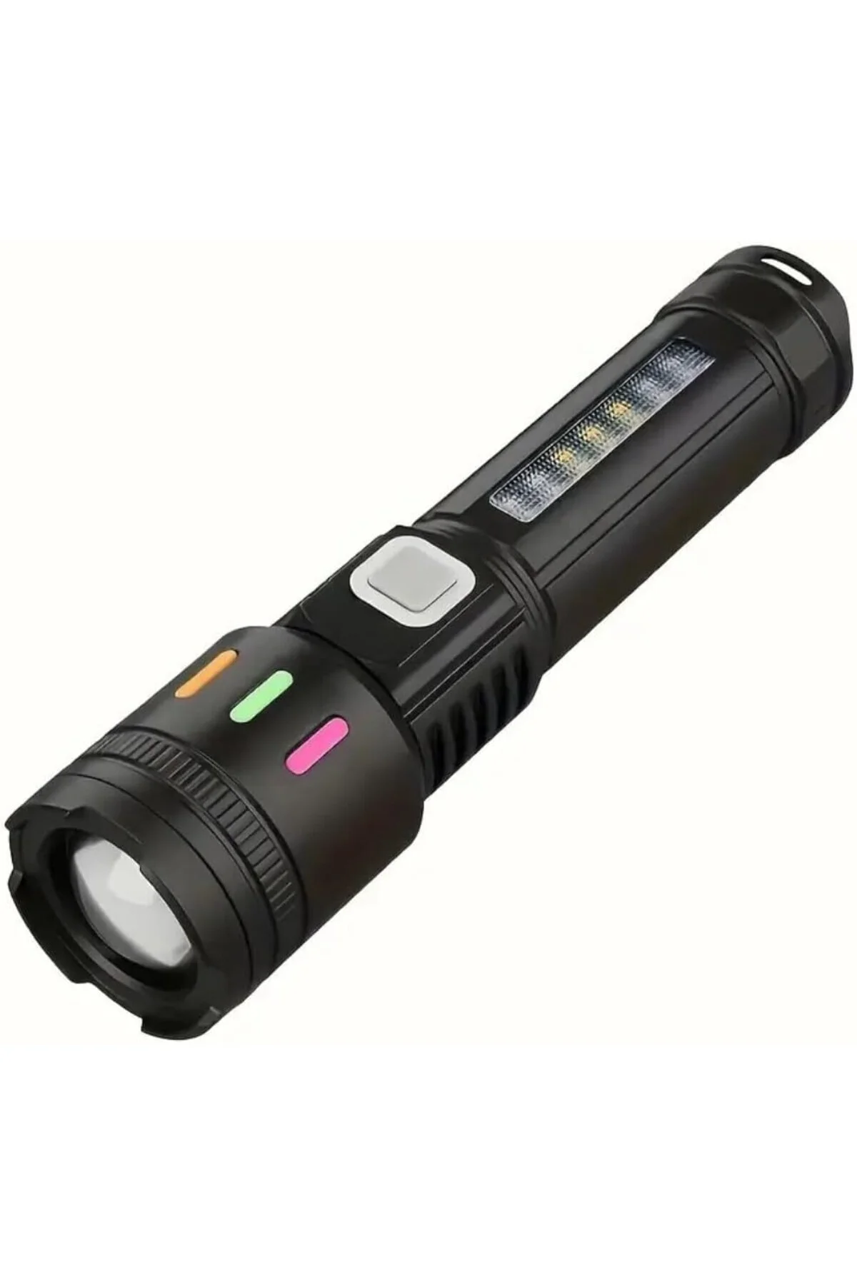 El Feneri Led USB ŞARJLI-Ultra Güçlü Parlak Orta Boy El Feneri [E