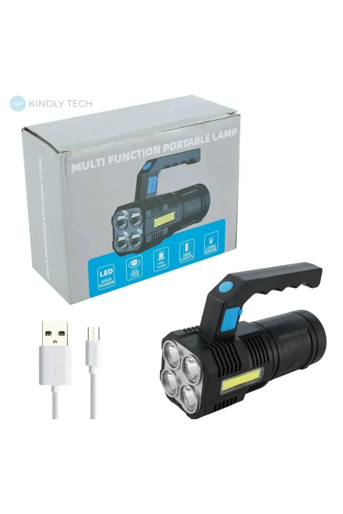 El Feneri Usb Şarjlı - Görsel 2