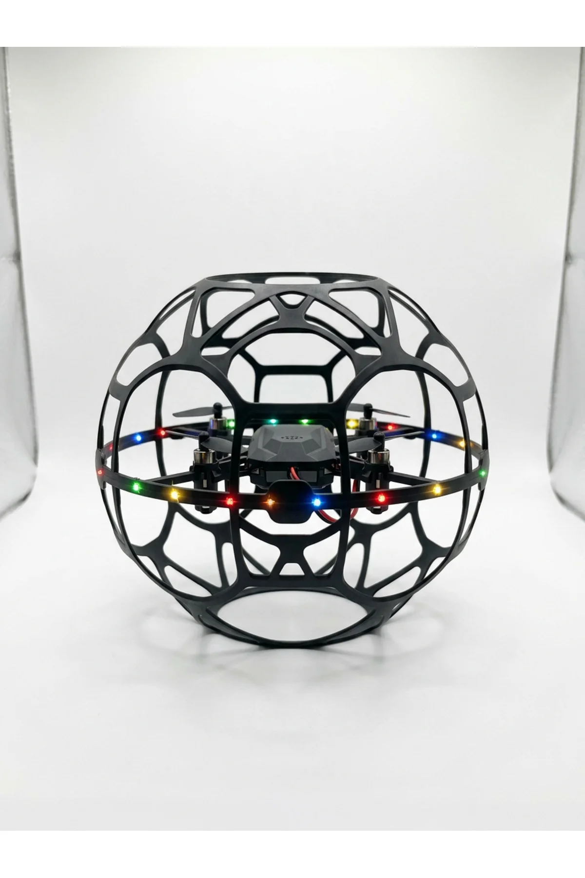 El Hareketi Kontrollü Futbol Topu Tasarımlı Drone LED Işıklı - Görsel 3