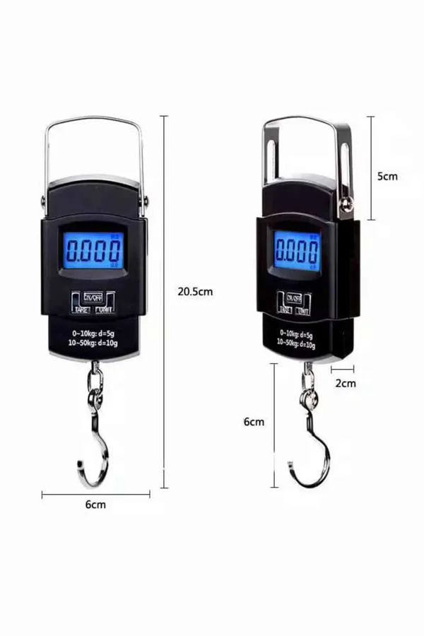 El Kantarı Dijital El Terazisi 50 Kg Kapasiteli LCD Ekranlı