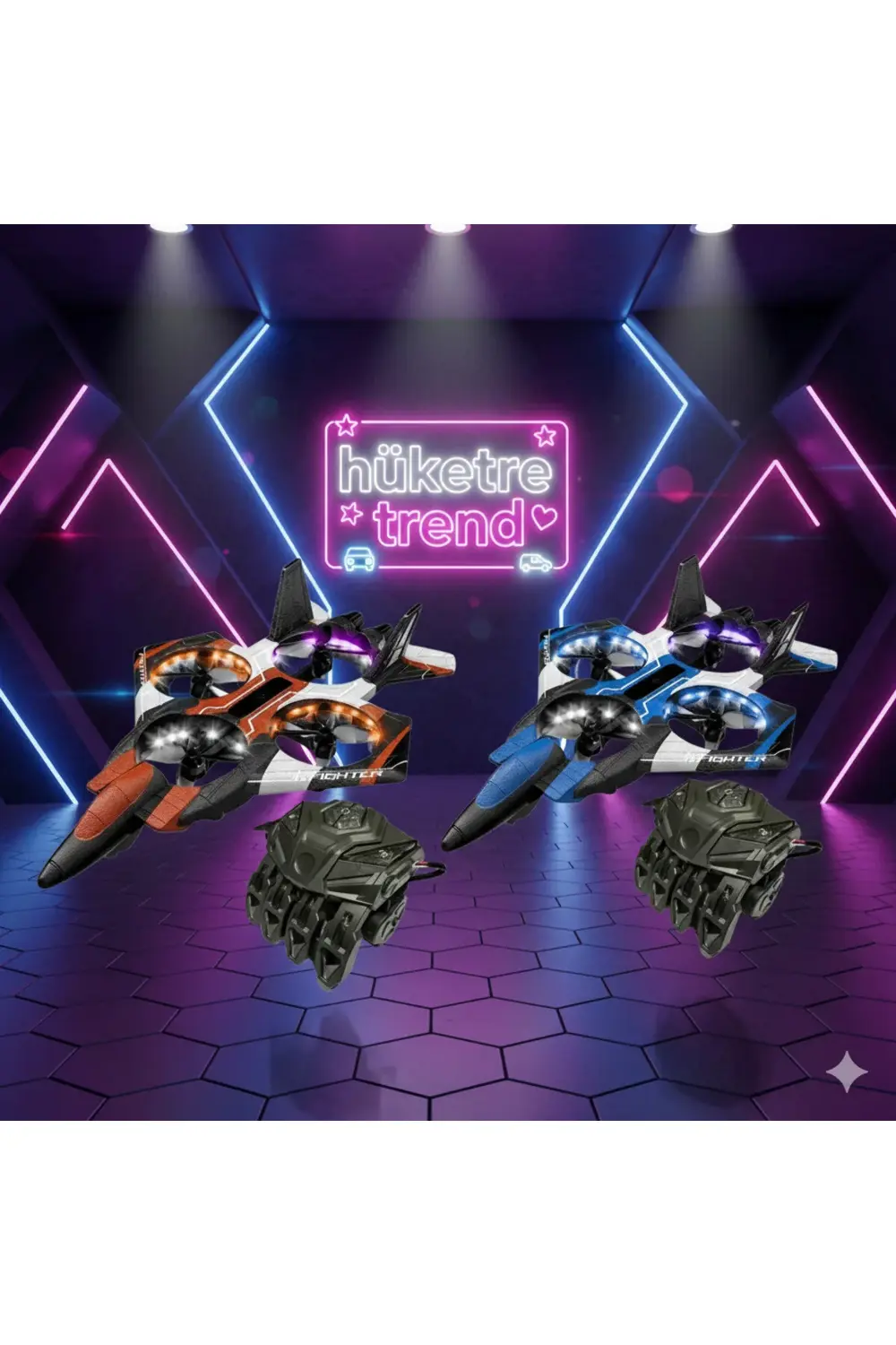 EL KONTROLLÜ KAMERALI UÇAK DRONE