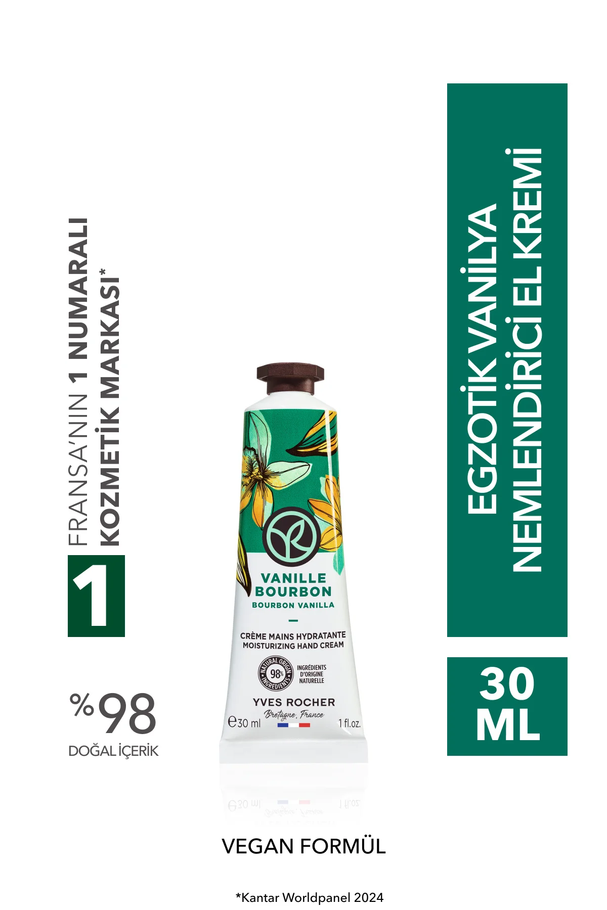 El Kremi- Nemlendirici Besleyici Egzotik Vanilya- Vegan-30ml