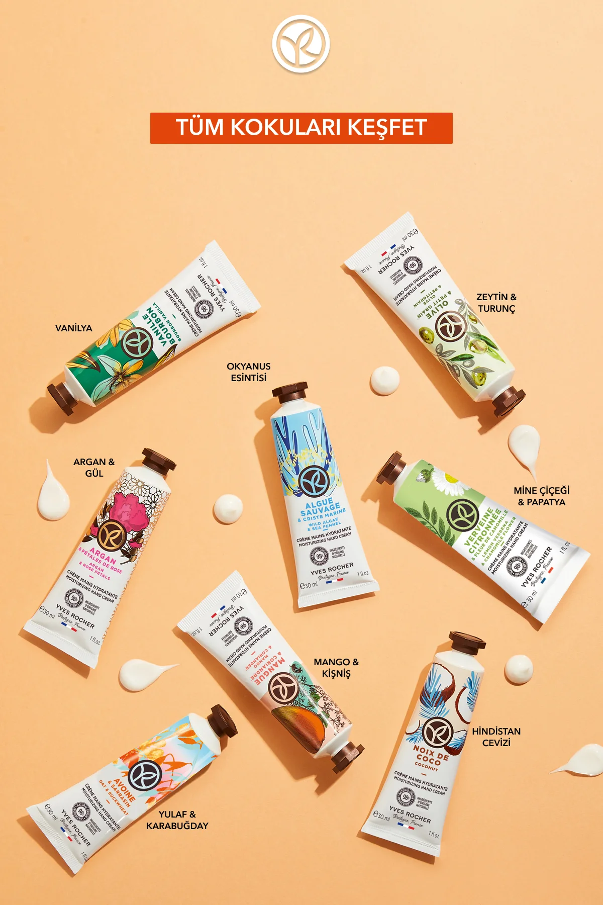 El Kremi- Nemlendirici Besleyici Canlandırıcı Mango Kişniş- Vegan