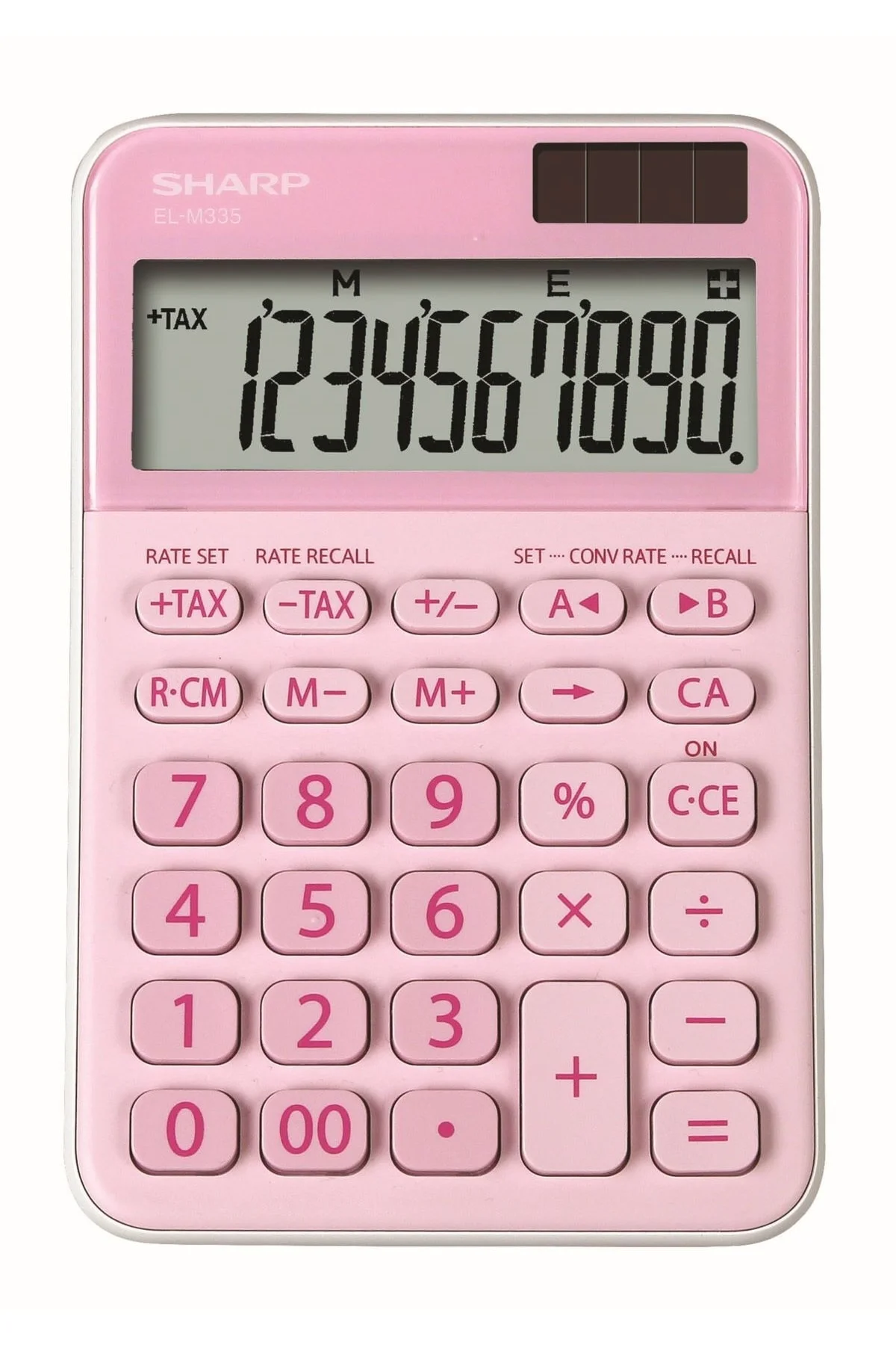 El-m335bpk 10 Hane Masaüstü Hesap Makinesi - Pembe