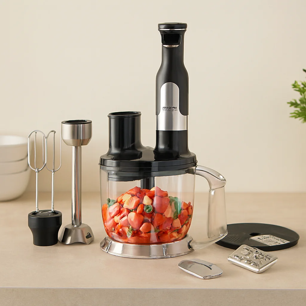 El Multi Blender Seti - 2 Hız, Paslanmaz Çelik Bıçak, 2 L Hazneli El Multi Blender Seti - 2 Hız, Paslanmaz Çelik Bıçak, 2 L Hazneli