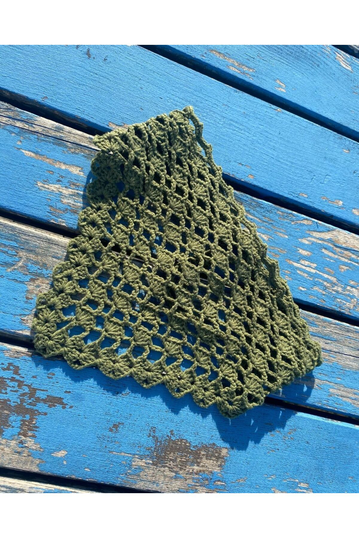 El Örgüsü Bandana – Yelken Motifli