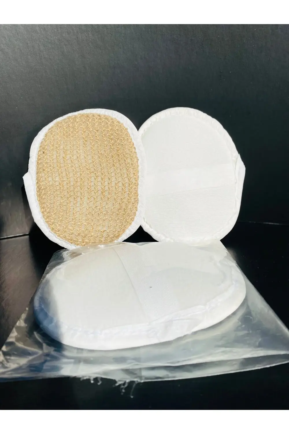 El Örgüsü Tutma Lastikli Yüz Vücut Temizleme Lifi (10 Adet)