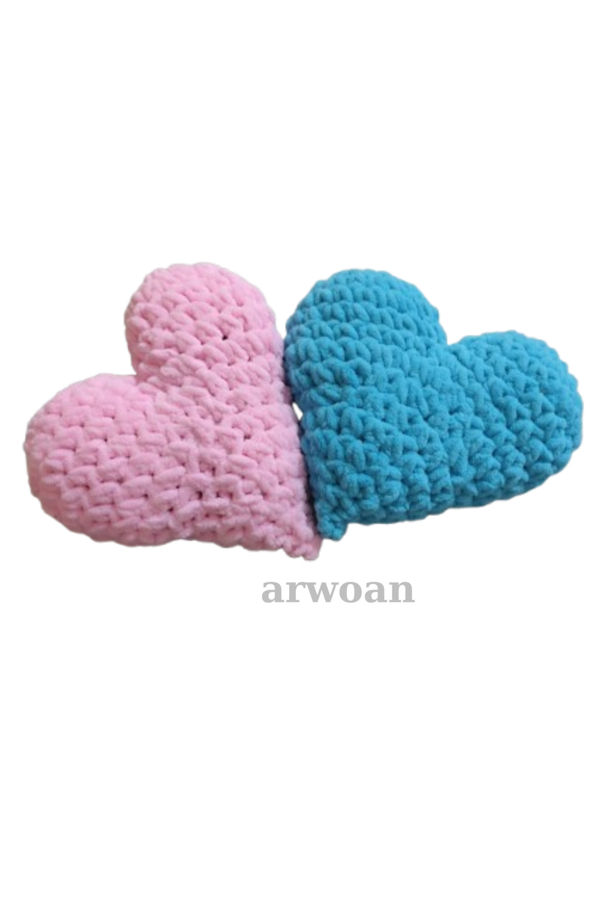 Arwoan El Örmesi Kadife İpli Yastık