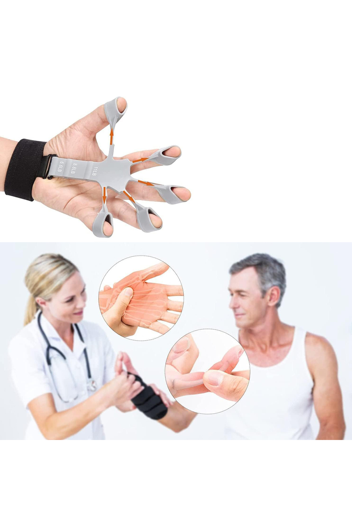 El Parmak Fizik Tedavi Egzersiz Aleti