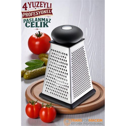 El Rendesi 4 Taraflı Profesyonel 304 Paslanmaz Çelik El Rendesi 4 Taraflı Profesyonel 304 Paslanmaz Çelik