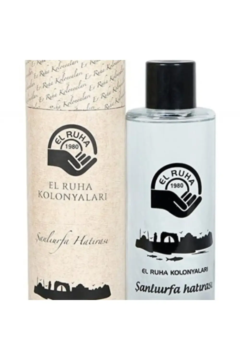 El Ruha Beyaz Zambak Kolonyası 60° Özel Baskılı Cam Şişe 500 ml