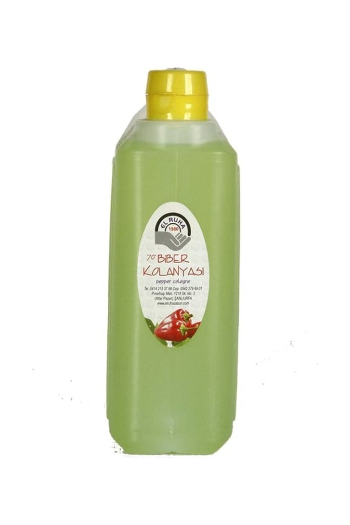 El Ruha Biber (Isot) Kolonyası 70° Çanta (Bidon) 900ML