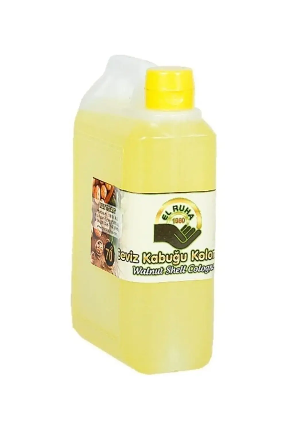 El Ruha Ceviz Kabuğu 70° Kolonyası Çanta  90 ml