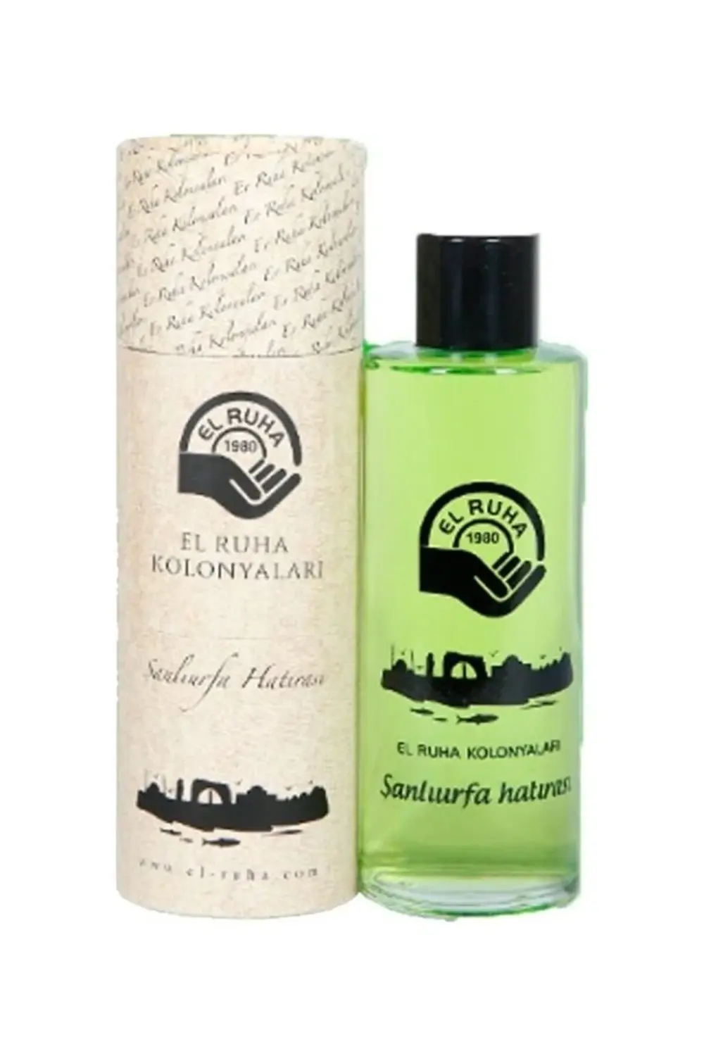 El Ruha Fıstık Kolonyası 60° 500 ml Özel Cam Şişe