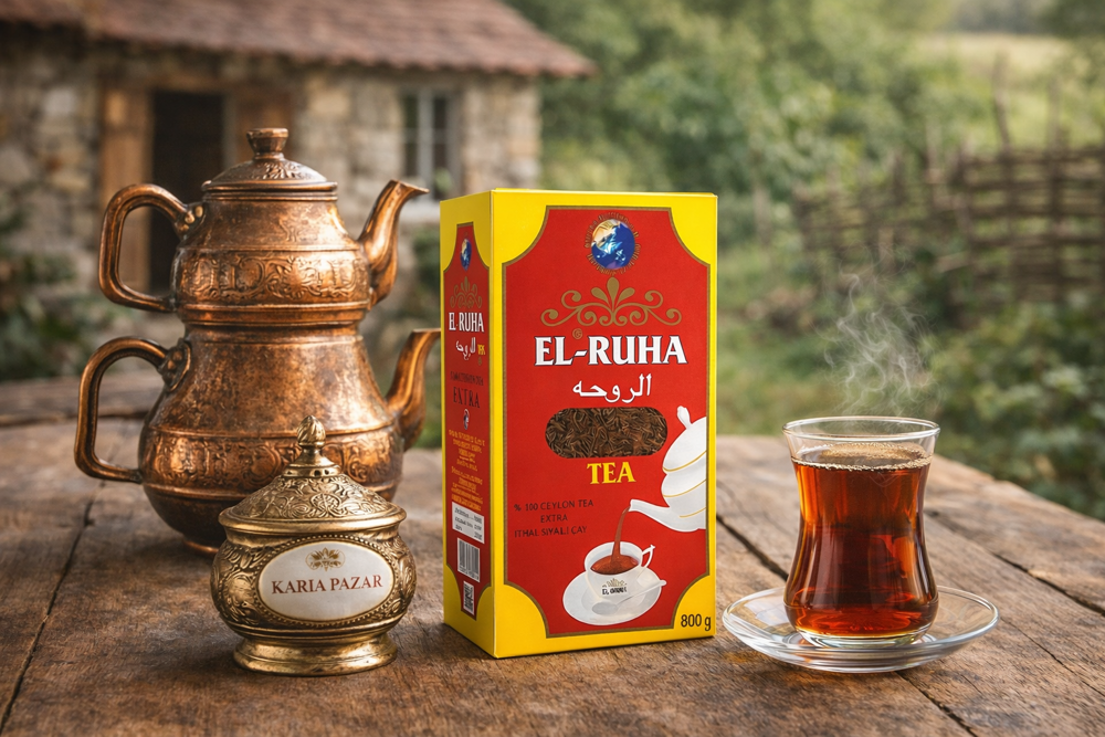 EL-Ruha İthal Dökme Siyah Çay 2X 800 gr